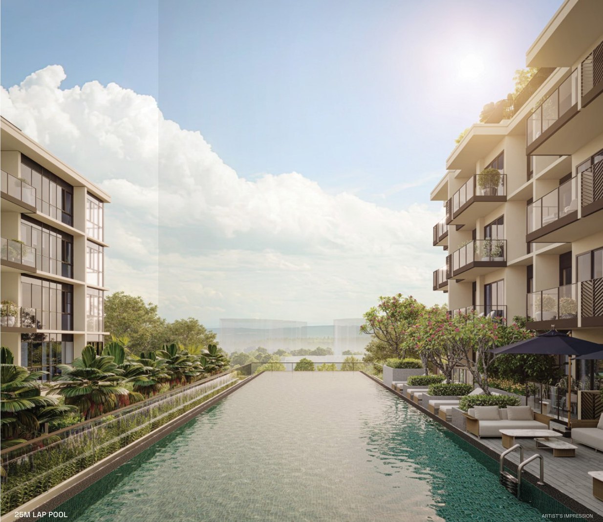 The 25m lap pool (artist’s impression)