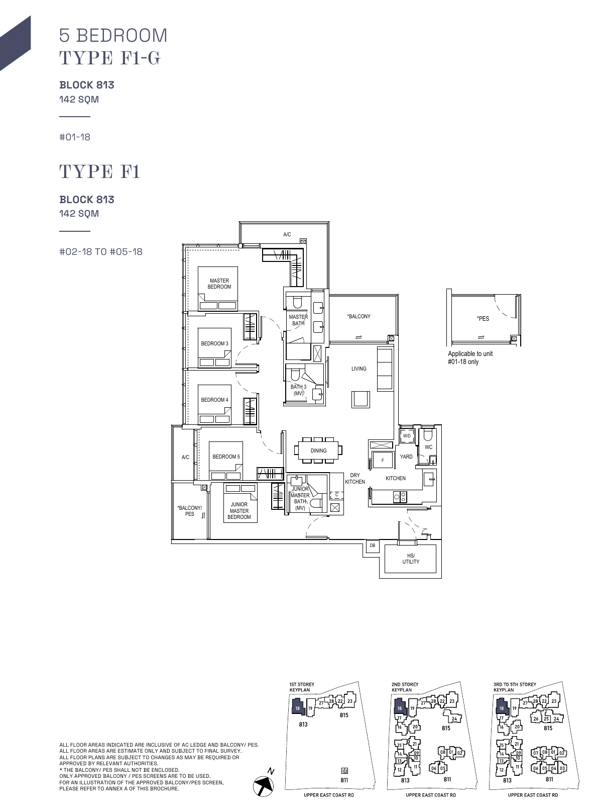 Type F1 · 5-Bedroom · 1,528 sqft