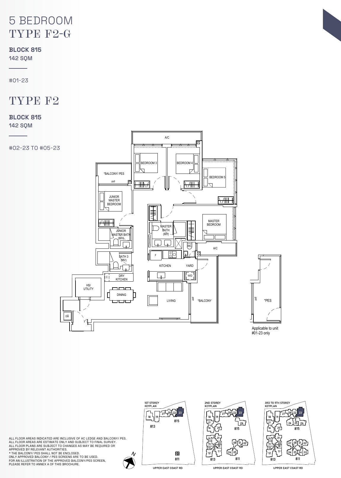 Type F2 · 5-Bedroom · 1,528 sqft